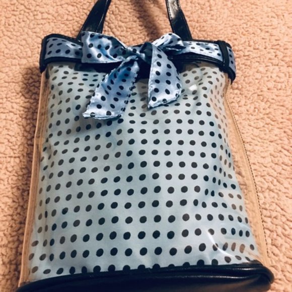 Ladies Clear Stadium Tote ( Bucket) Bag With LINER/CLUB/SPORTS APPROVE BAG - Picture 12 of 14
